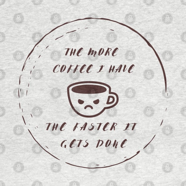 More Coffee I have the Faster it gets done by ProfessionalCoffeeAddict